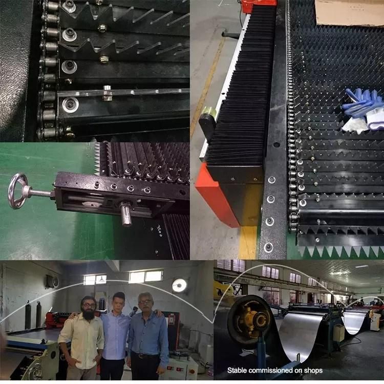 Coil Sheet Thin Steel Laser Cutting Machine with Auto Feeding Straightening Device Option