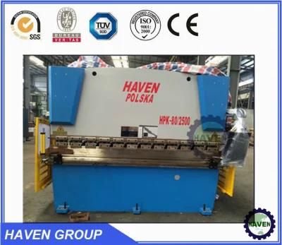 WC67Y-80/2500 Hydraulic Press Brake Machine with CE certificate