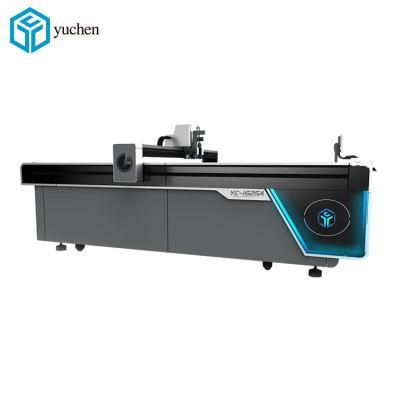 Yuchen CNC Vibrating Knife Cutting Machine for Leather Mat Floor Carpet Leather Strip