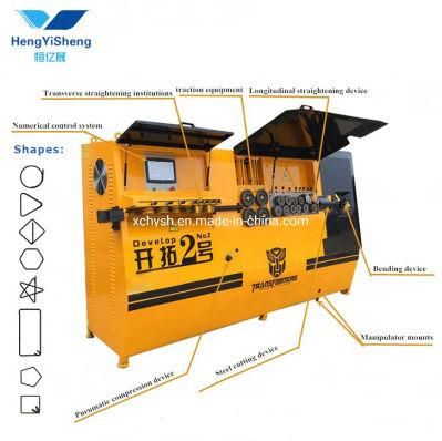 High Productivity CNC Automatic Wire Bending Machine Steel Bar Stirrup Bender