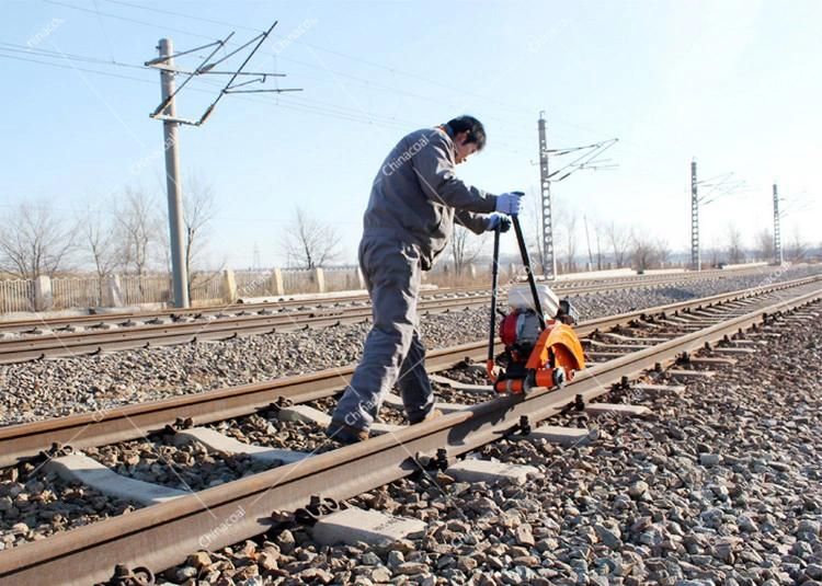 Railroad Track Maintenance Use Railway Saw Internal Combustion Rail Cutting