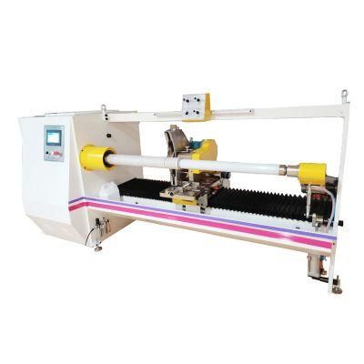 Wooden Case Automatic Hexin 1300mm Foil Cutting Roll Slitting Machine