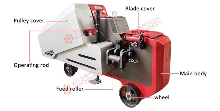 Portable Round Rebar Special Angle Steel Cut/Cutting Machine