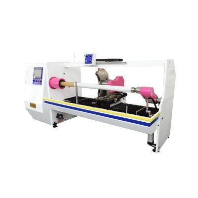 Electric Automatic 1300mm Aluminum Foil Non Woven Roll Cutting Machine