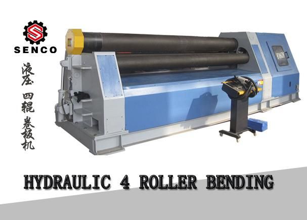 Stock High Quality Hydraulic 4 Roll Bending Machine PLC