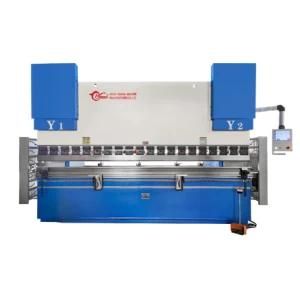 High Efficient Wc67y/K 100t 4000mm Carbon Steel CNC Hydraulic Press Brake