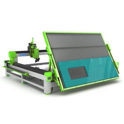 Glass Water Jet Cutting Machine Pmt50-4020 with Loading Arm Title Table