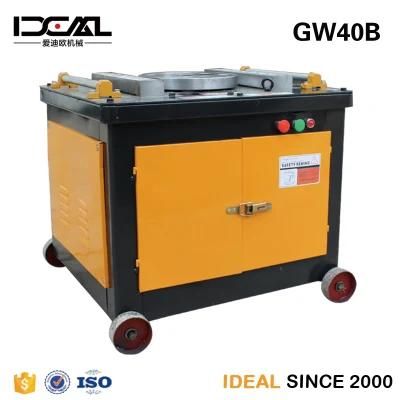 Steel Bar Bending Machine Gw40b Rebar Bender with Three Phase Power Reinforcing Steel Bar Bending Machine