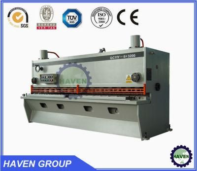 QC11K-16X5000 CNC hydraulic Guillotine Shearing Machine, CNC Hydraulc Steel Plate Cutting Machine