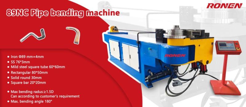 Manufacture Sells DW89NC Hydraulic Hollow Handrail Tube Bending Machine