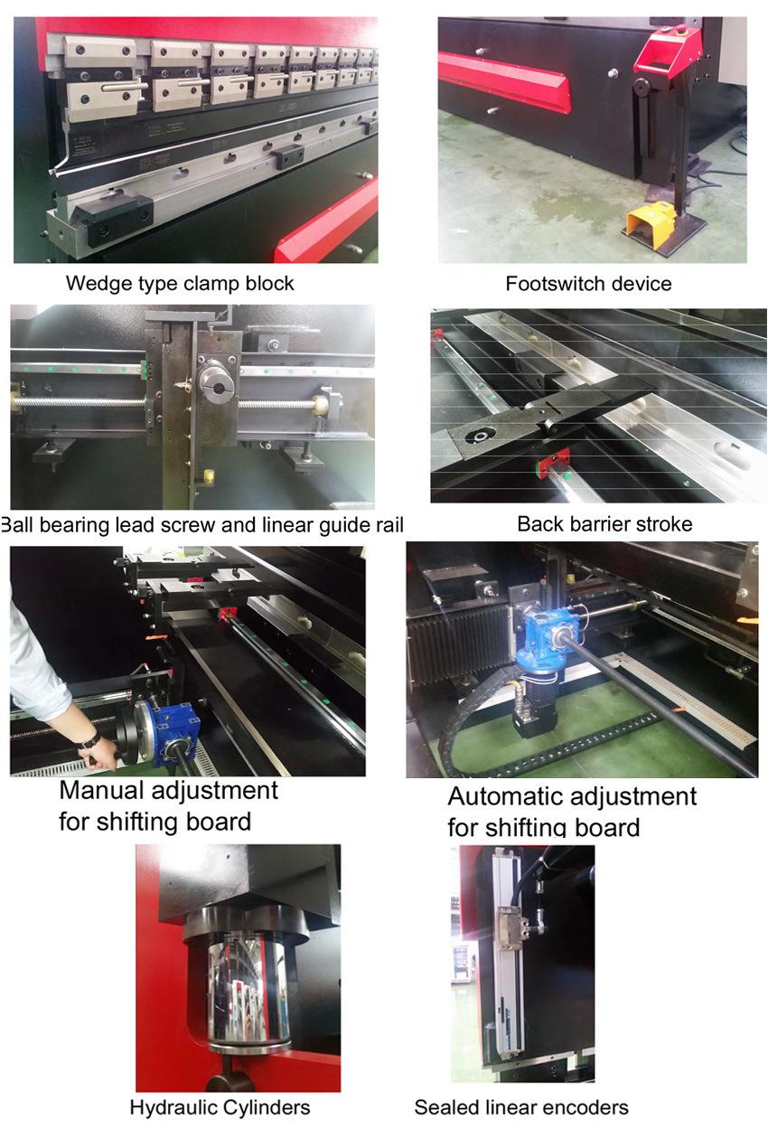 Sheet Metal CNC Hydraulic Press Brake Bending Machinery Multi CNC Controlled Axis Bending Machine