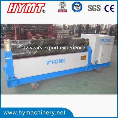 W11-8X2000 Mechanical Type 3 Rolling Carbon Steel Plate Bending forming Machine