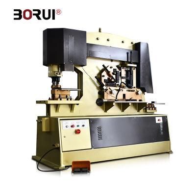 Universal Steel Plate Hydraulic Combined Punching and Shearing Machine Q35br-250