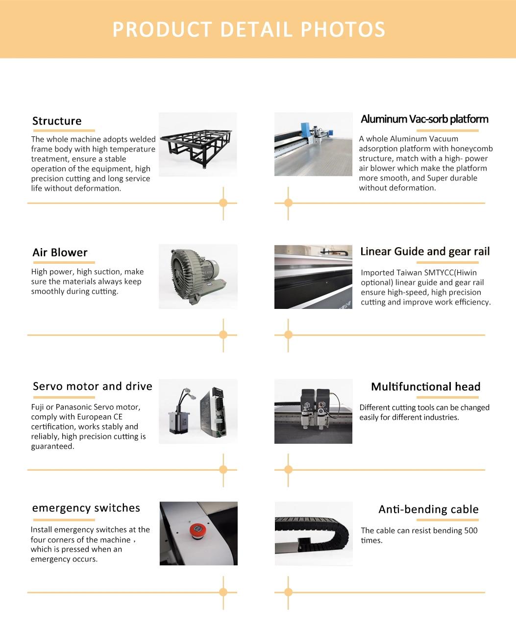 New Arrival Blade Gasket CNC Cutting Machine with High Speed