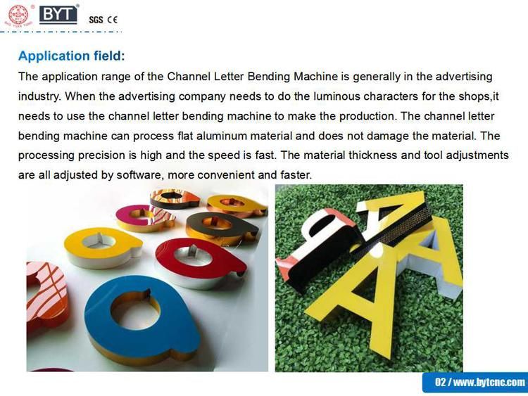 Flat Aluminum Acrylic Channel Letter Bender Machine for 3D Sign Letter Making
