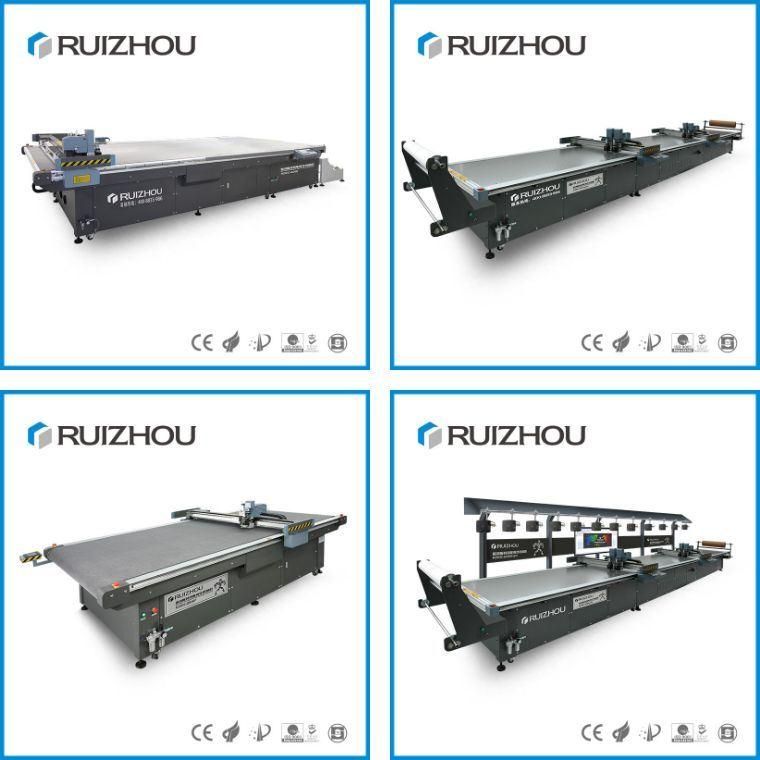 Ruizhou Computerized Printed Fabric Shirt Dieless Cutting Machine