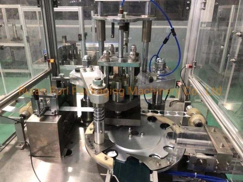 Plastic Bottle Cap Lining Machine for Aluminum Foil PS Press Sensitive Liner PE Coil