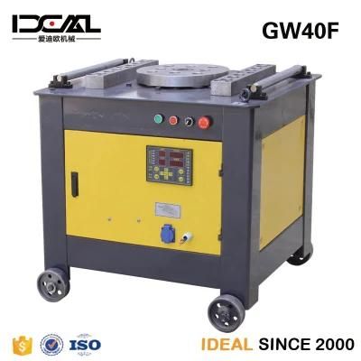 Automatic 40mm Rebar Bender Machine High Efficiency Tmt Bending Machine Best Selling Steel Wire Bending