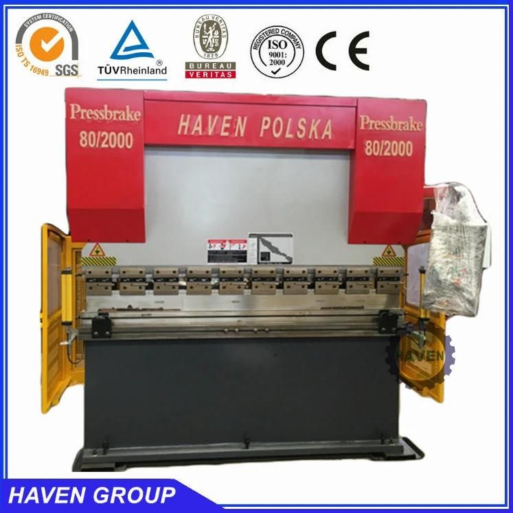 CNC Electric Hydraulic Synchronization Steel Plate Hydraulic Press Brake Machine WE67K
