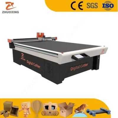 Zhuoxing CNC Knife Cutting Machine for Packaging Box Corrugated Paper Cardboard Grey Board