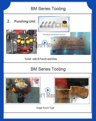 CNC Multifunction Busbar Machine with Punching Shearing Bending (Turret type) Bm-603-8p