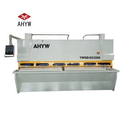 Ywgs 6X3200 6mm Thickness CNC Sheet Guillotine Shearing Machine Tooling