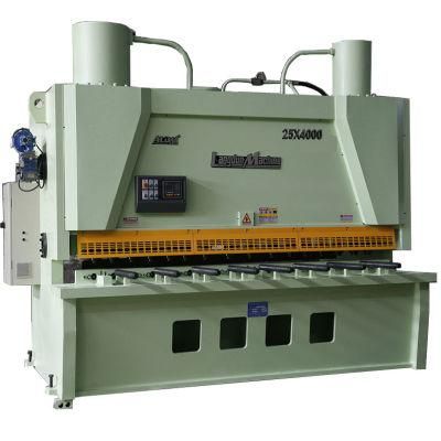 Best Service E21s Controller 25X4000 Guillotine Shearing Machine, Metal Sheet Cutting Machine