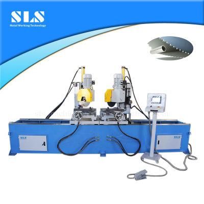 Auto Feeding Tube Two Heads Cut off Pipe Sawing Machine