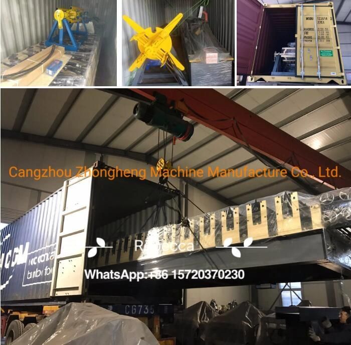 Hydraulic Curving Auto Arch Crimping Roof Roll Forming Machine for Sale