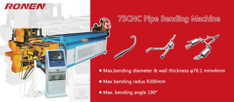 Russian Market Hot Sale Dw75CNC-2A-1s Left Right Pipe Bending Machine