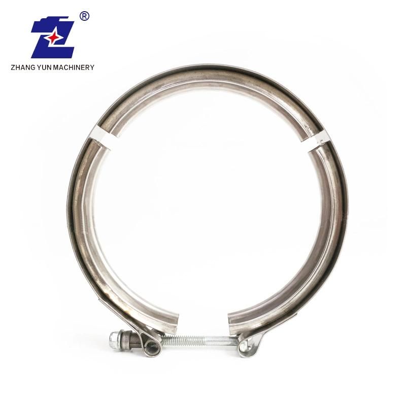 Stainless Steel Hoops Round Metal Remote Control V Band Clamp Cold Roll/Rolling Making/Forming Machine