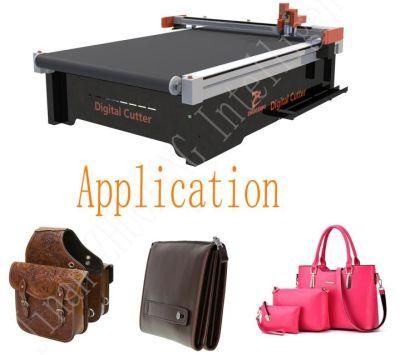 High Speed Oscillating Knife Leather Cutting Machine for Luggage and Bags