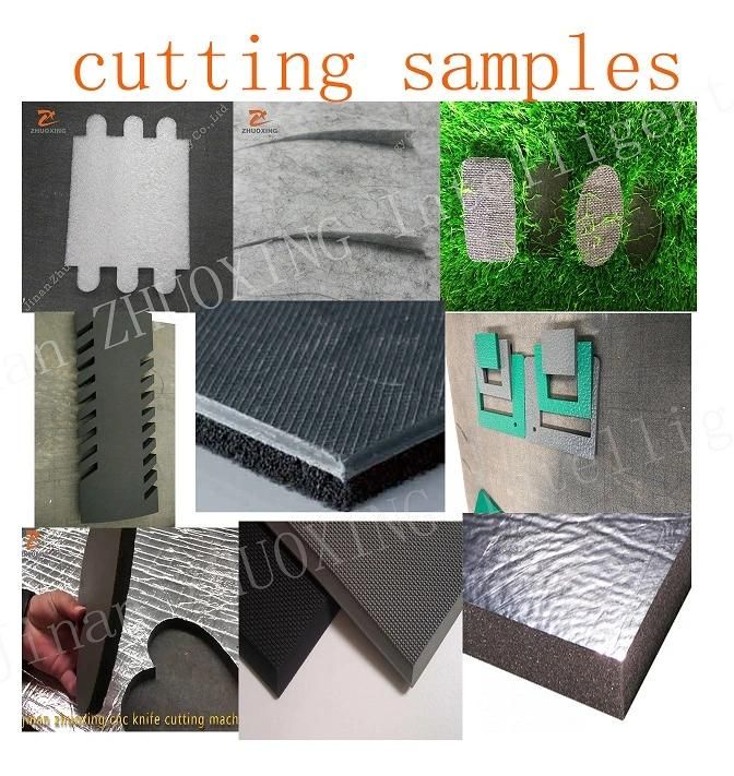 Jinan ETFE Membrane Silicone Rubber Sheet CNC Knife Compound Sponge Cutting Machine