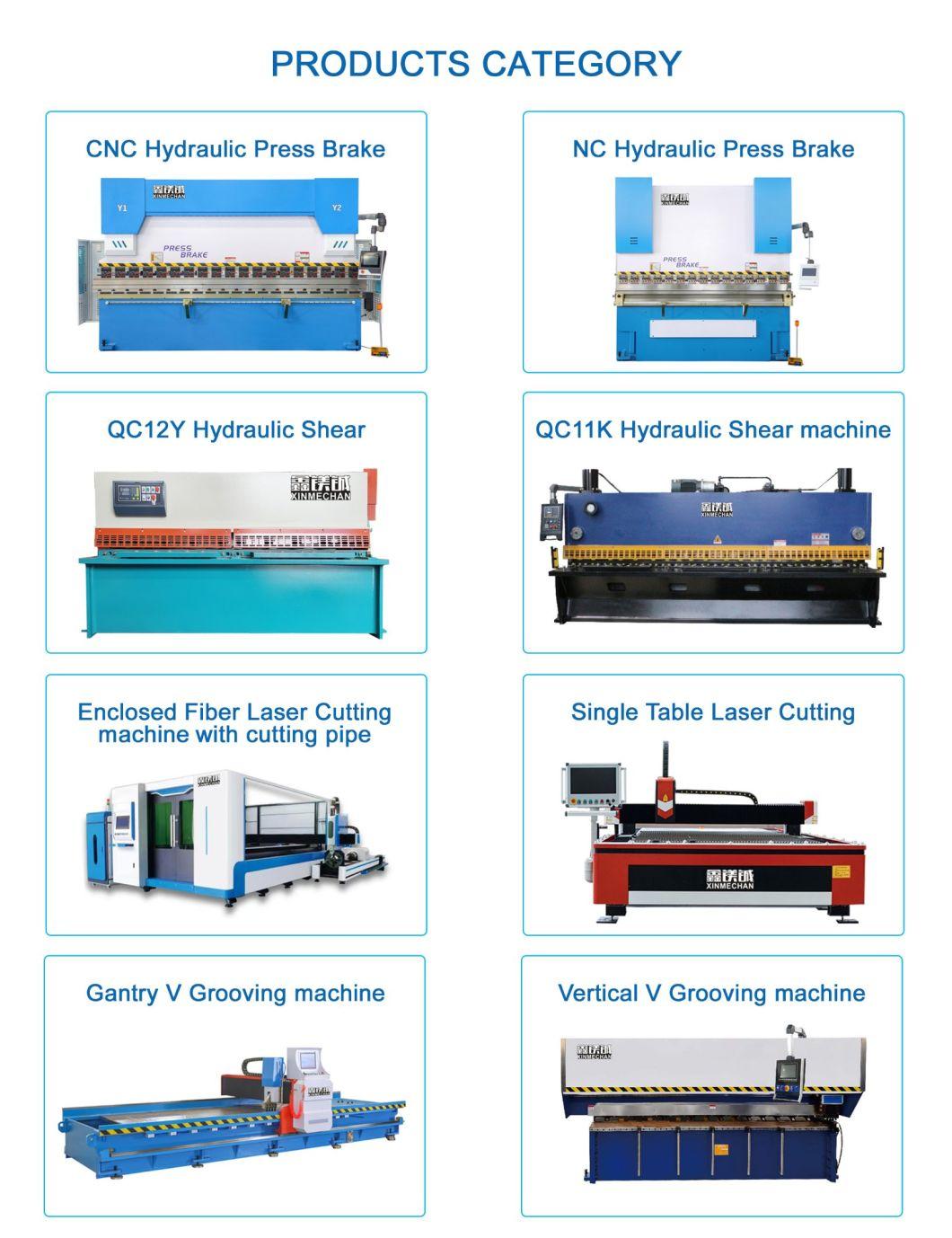CNC Guillotine Hydraulic Press Shear Shearing Machine for Stainless Steel Sheet Ms Steel Plate