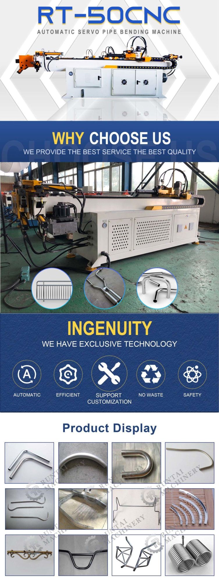 High-Efficiency 50CNC Metal Bender for Office Seating