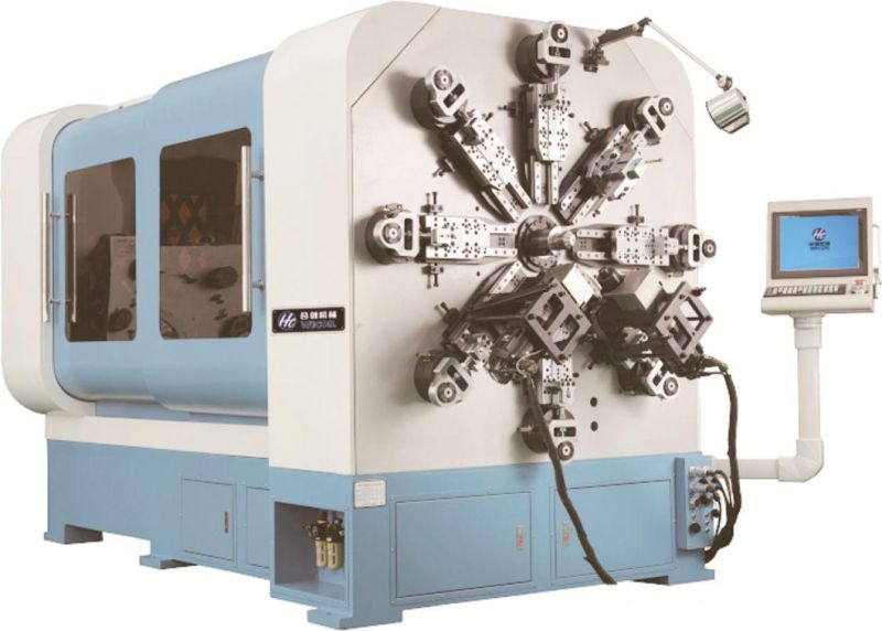 WECOIL HCT-1260WZ 2-6mm 12Axis CNC Versatile Extension/Torsion spring&Wire Forming Machine