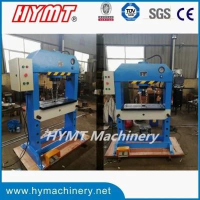HP-50T hydraulic press machine for punching hole on steel plate