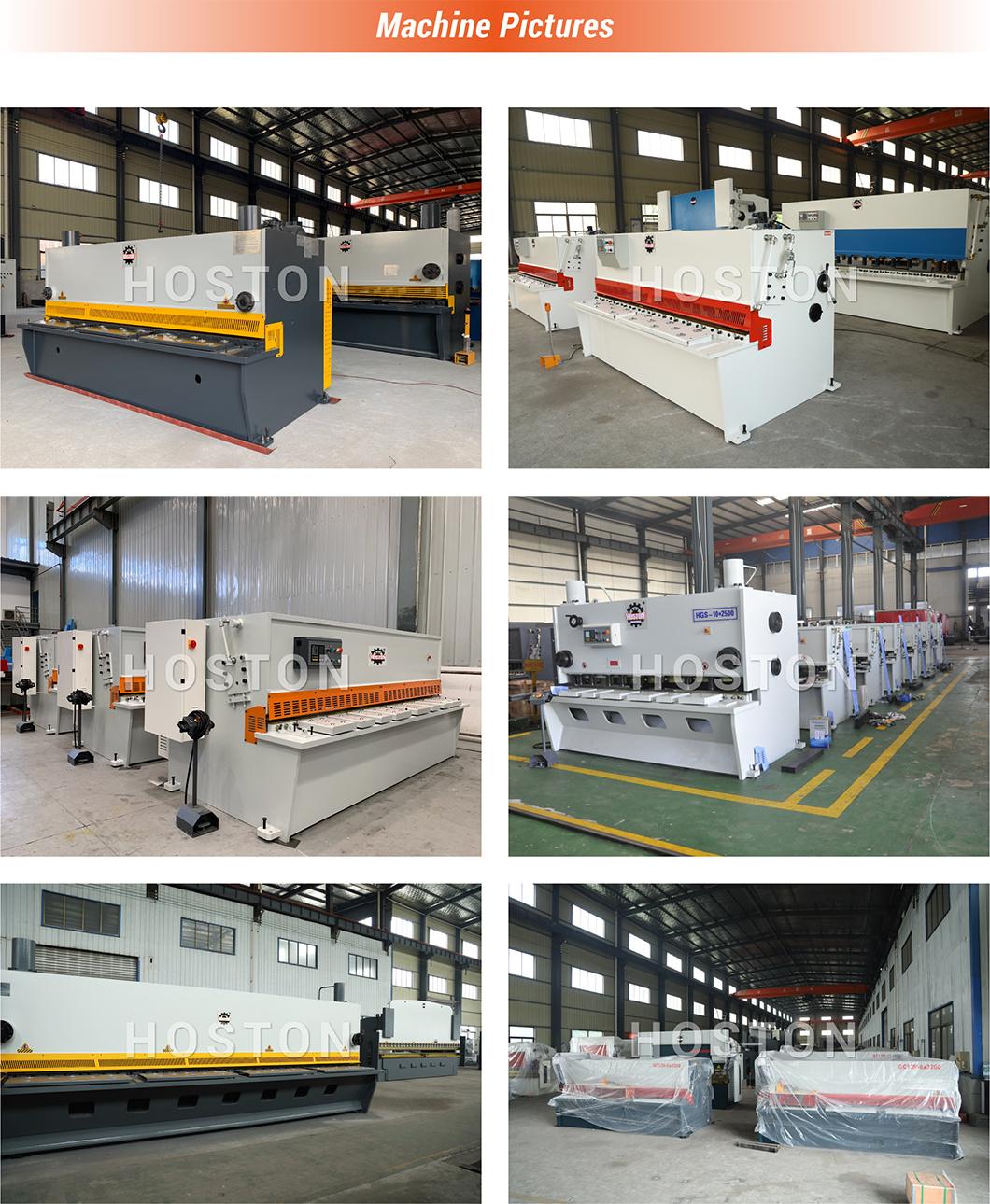 Steady Running 3200mm 12mm Hydraulic Pendulum Guillotine Shearing Machine Price with Conveyor