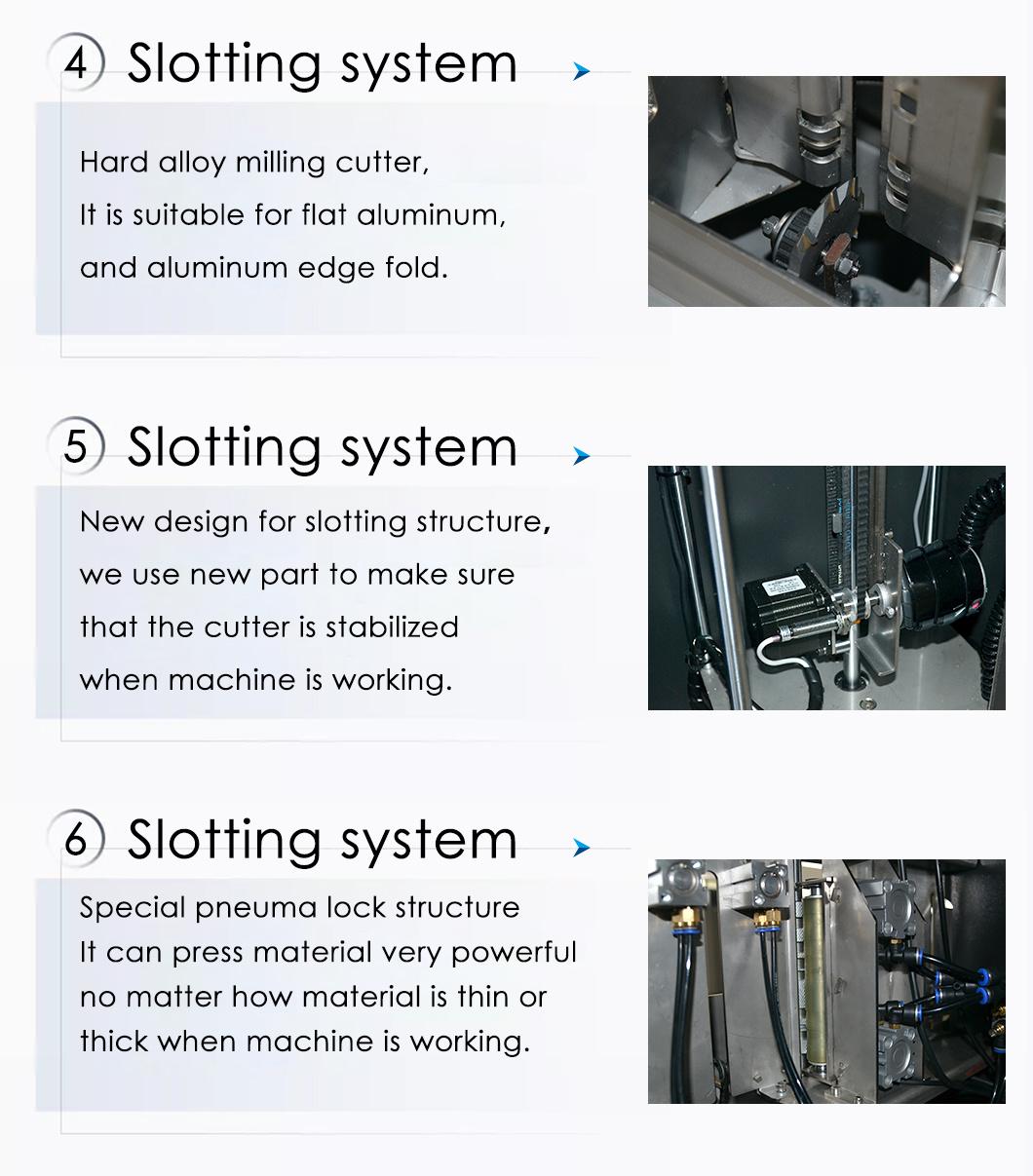New Design 25mm 80mm Korea Aluminum Profile Channel Letter Slotting Machine for Advertising LED Channel Letter