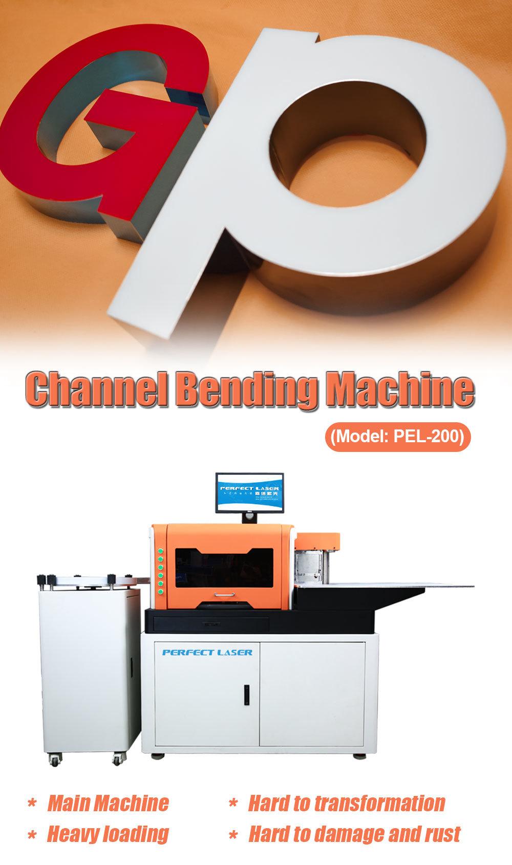 0.5-1.5mm Automatic Channel Letter Bending Machine in Ad Industry