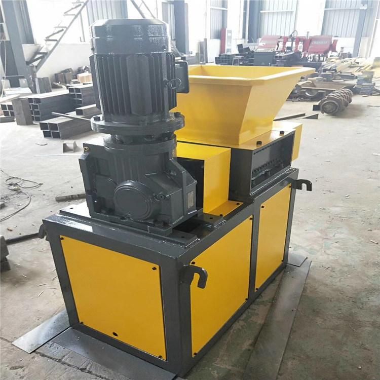 Twin Shaft Waste Bottle Shredding Machine Mini Scrap Metal Shredder