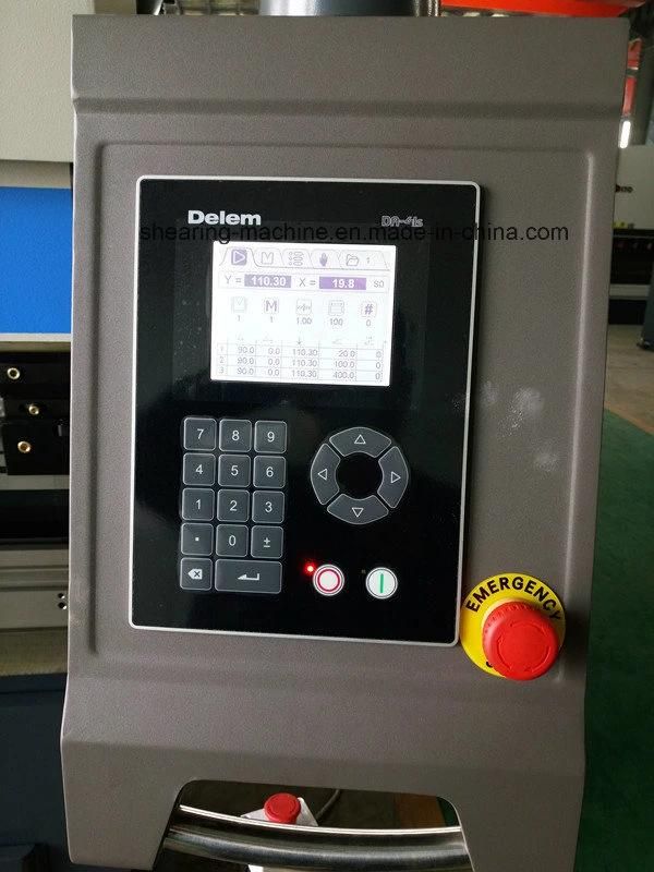 Wc67k-63t*2500 Small CNC Bending Machine Wuth Delem Da41s
