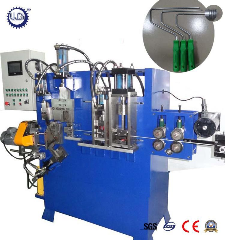 Automatic Hydraulic Wirepaint Brush Handle Making Machine with Threading