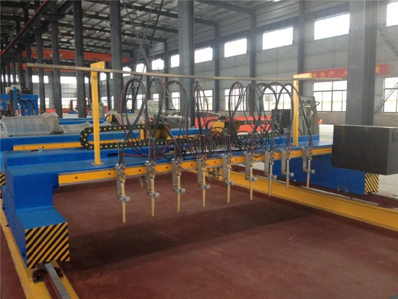 H Beam Steel Plate Sheet Web and Flange Edge Beveling Cutting Machine