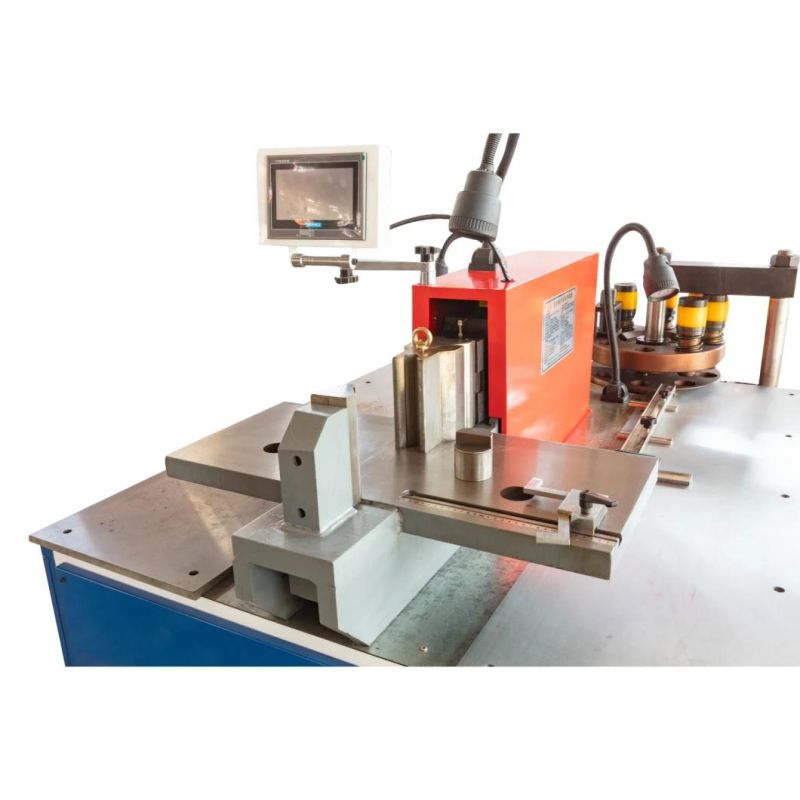 CNC Busbar Processing Hydraulic Bending Cutting Pouching Machine