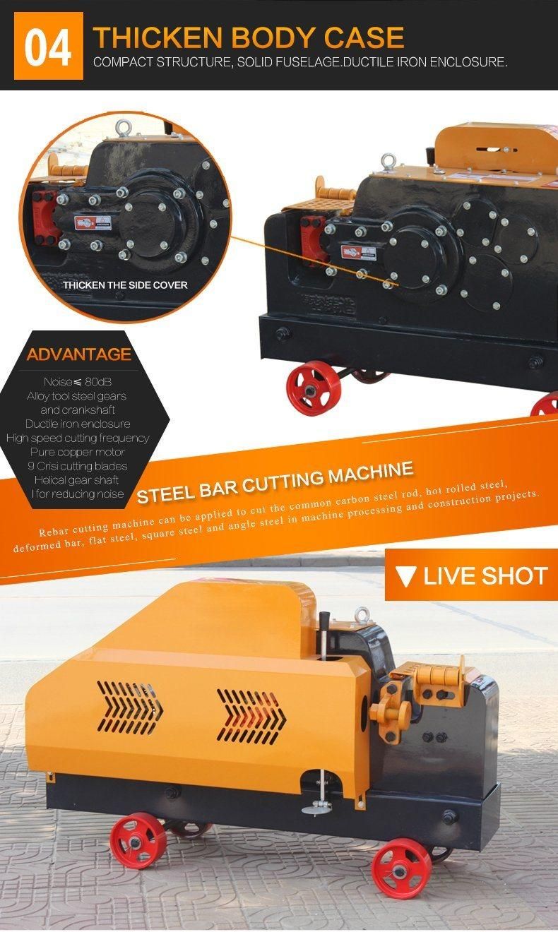 6-50mm Rebar Cutting Machine/ Steel Bar Cutter with Hot Sale