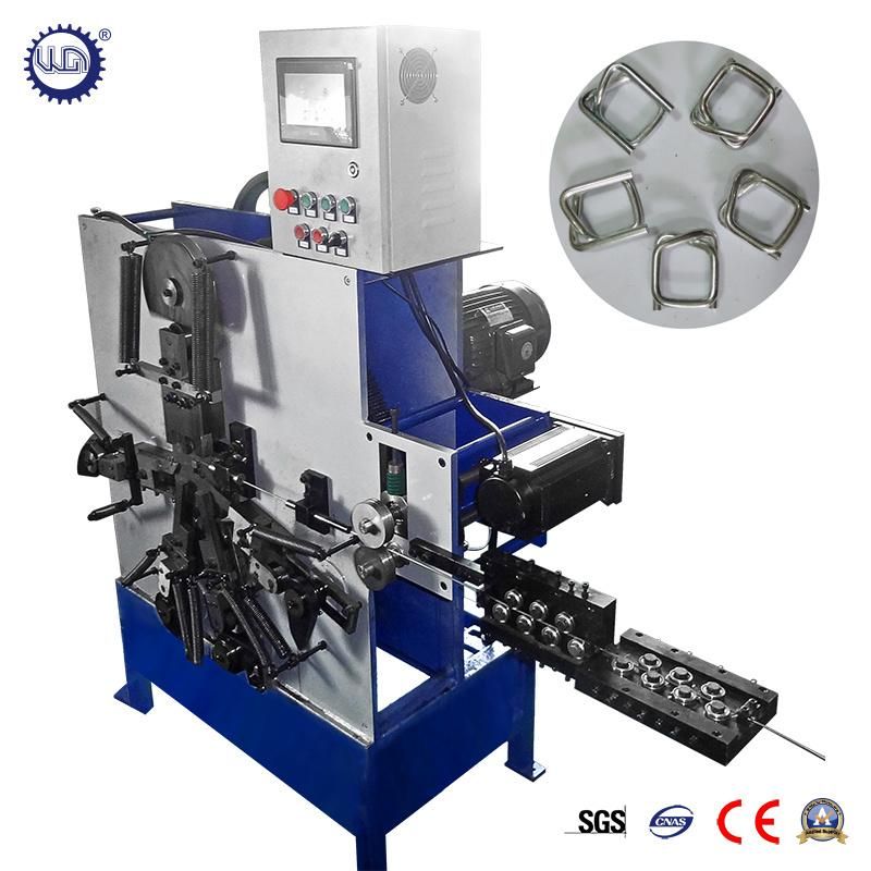 High Speek Cord Strapping Wire Buckle Making Machine with PLC Controller