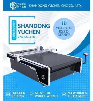 Yuchen Round Cutter Oscillating Cutting Machine Cut Fabric Apparel Textile