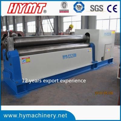 W11-12X2500 Mechanical 3-Roller Symmertical Metal Sheet Steel Plate Rolling Machine
