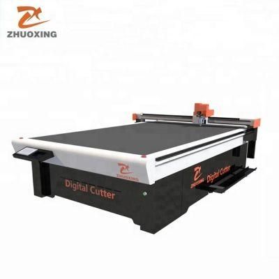 Zhuoxing Vacuum Table Rubber Flatbed Cutter CNC Cutting Machine Cutting Plotter